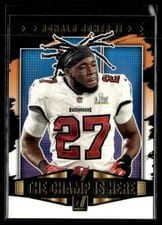 2021 Donruss The Champ Is Here Ronald Jones II #CIH-3 card