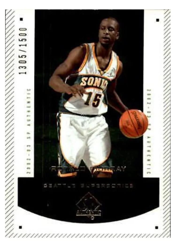 2002 SP Authentic Ronald Murray #196 card