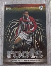 2025-26 Topps UEFA Club Competitions Roots Ronaldo #RT-8 card