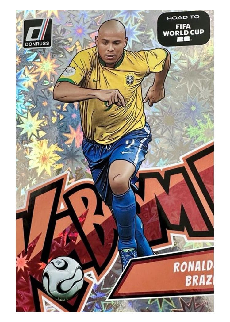 2025 Panini Donruss Road to FIFA Kaboom Ronaldo #20 card