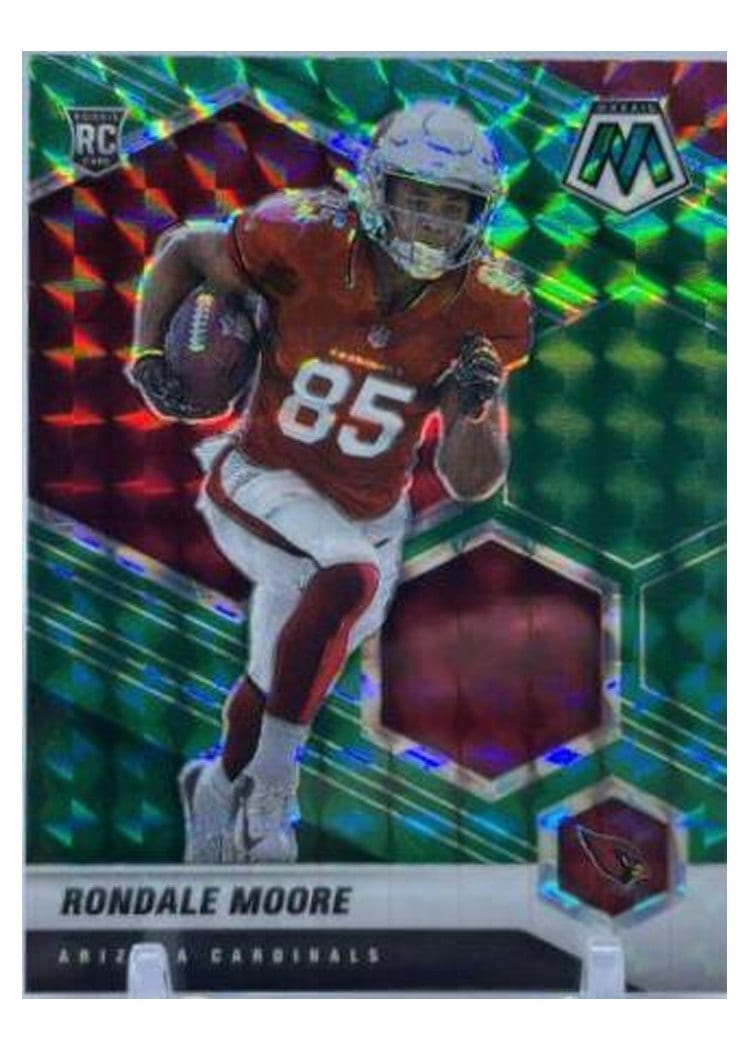 2021 Panini Mosaic Base Set Rondale Moore Green Fluorescent #317 card