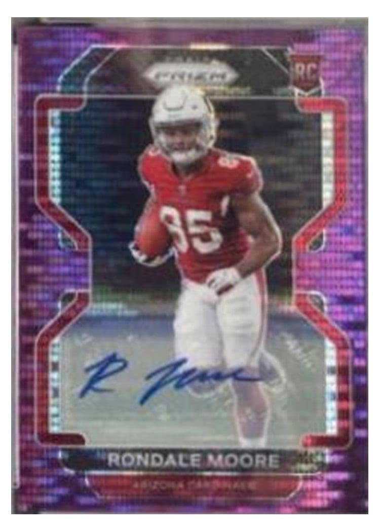 2021 Panini Prizm Base Set Rondale Moore #347 card