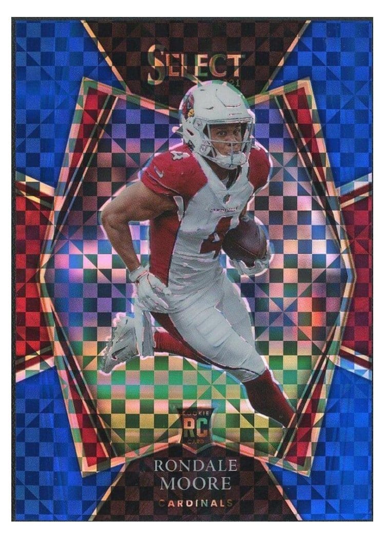 2021 Panini Select Base Set Rondale Moore #158 card