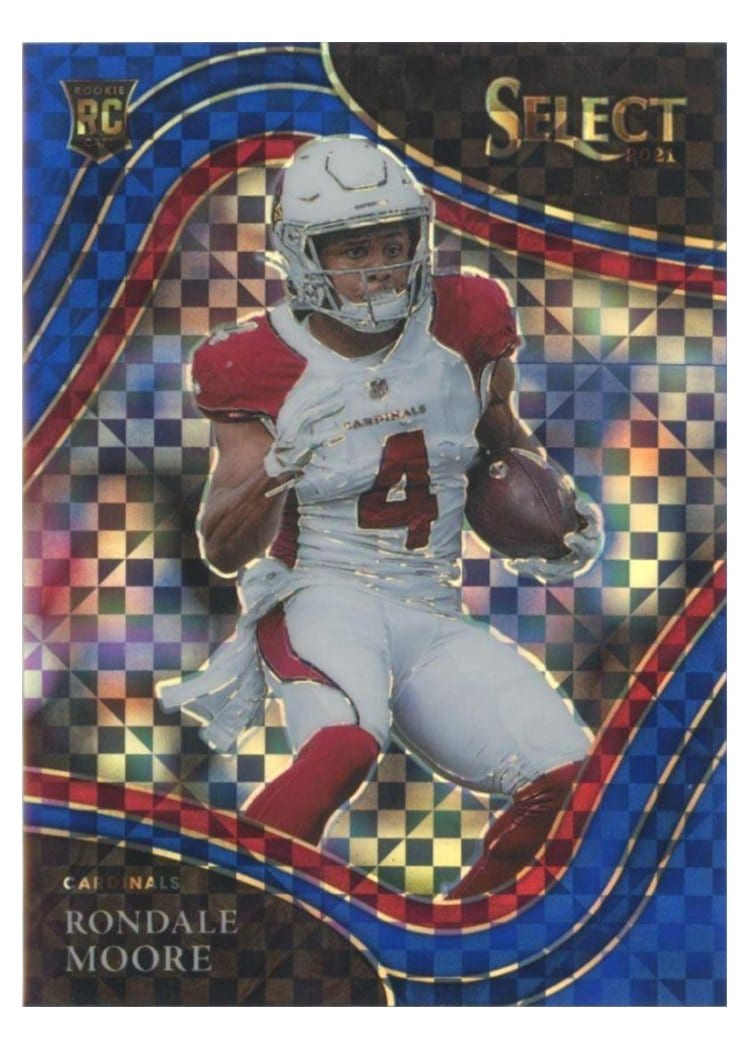 2021 Panini Select Base Set Rondale Moore #358 card