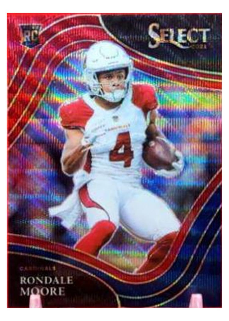 2021 Panini Select Base Set Rondale Moore Tri Color #358 card