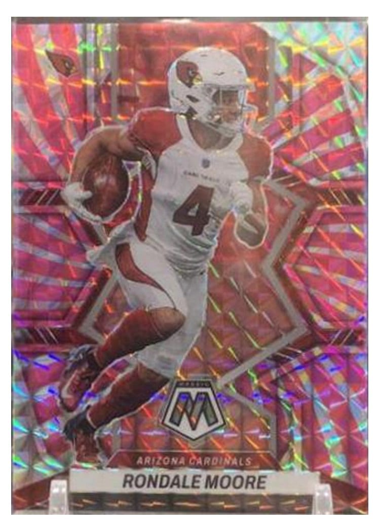 2022 Panini Mosaic Base Set Rondale Moore Pink Swirl #3 card