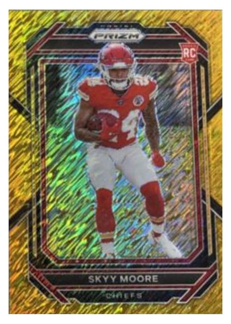 2022 Panini Prizm Base Set Rondale Moore Gold Shimmer #4 card