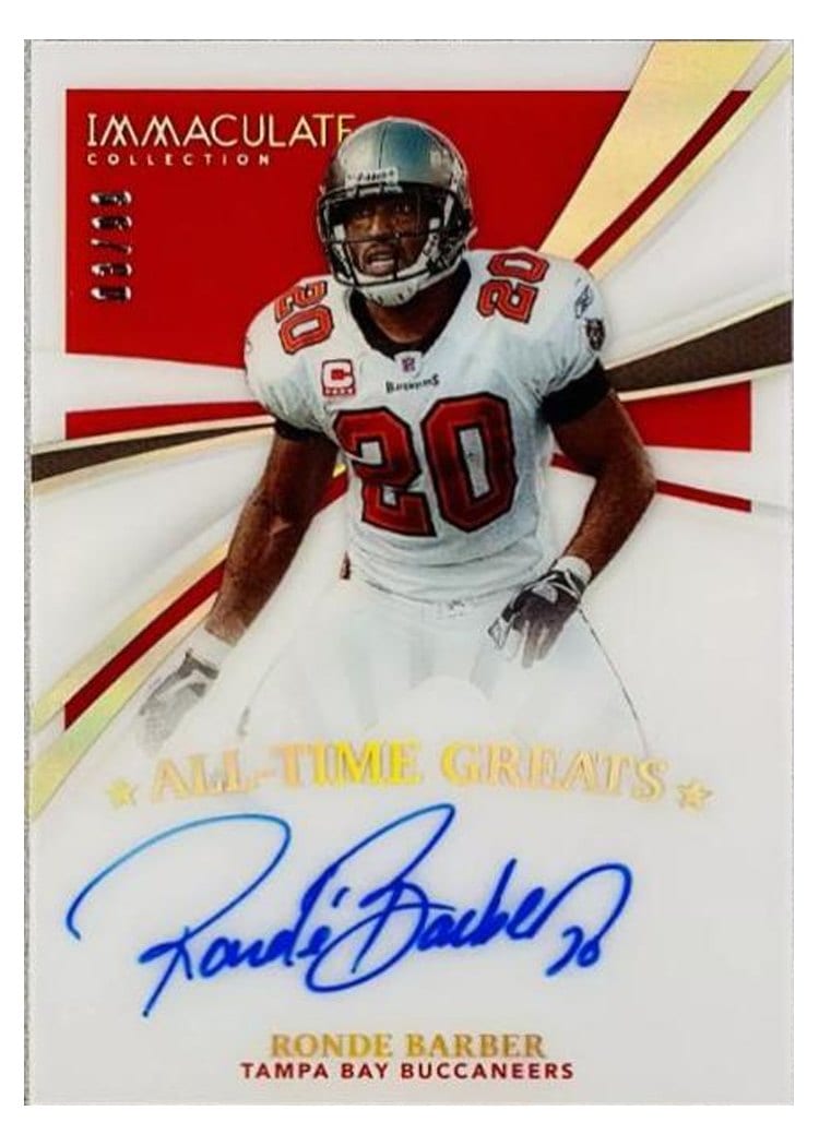 2021 Panini Immaculate Collection Ronde Barber #ATG-RB