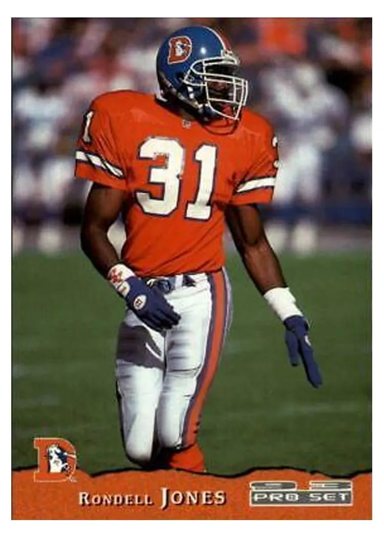 1993 Pro Set Rondell Jones #130 card