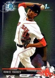2017 Bowman Chrome Prospects Roniel Raudes #BCP6 card