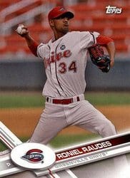 2017 Topps Pro Debut Base Set Roniel Raudes #20 card