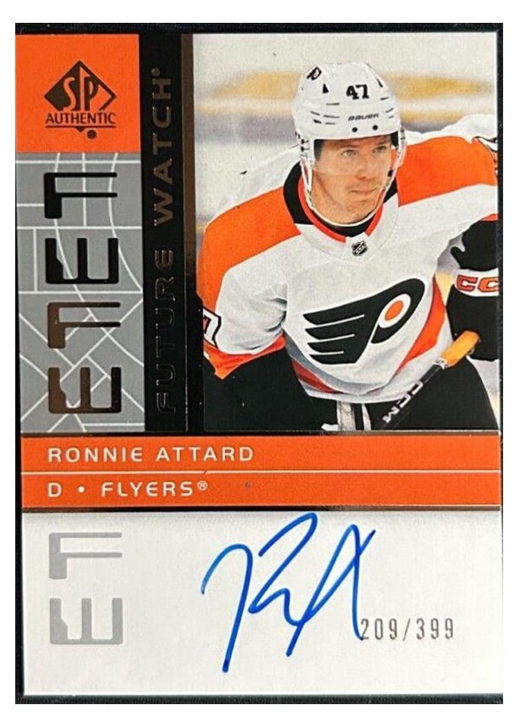 2022-23 SP Authentic 2002-03 Retro - Autographed Future Watch Ronnie Attard #RFWA2-RA card