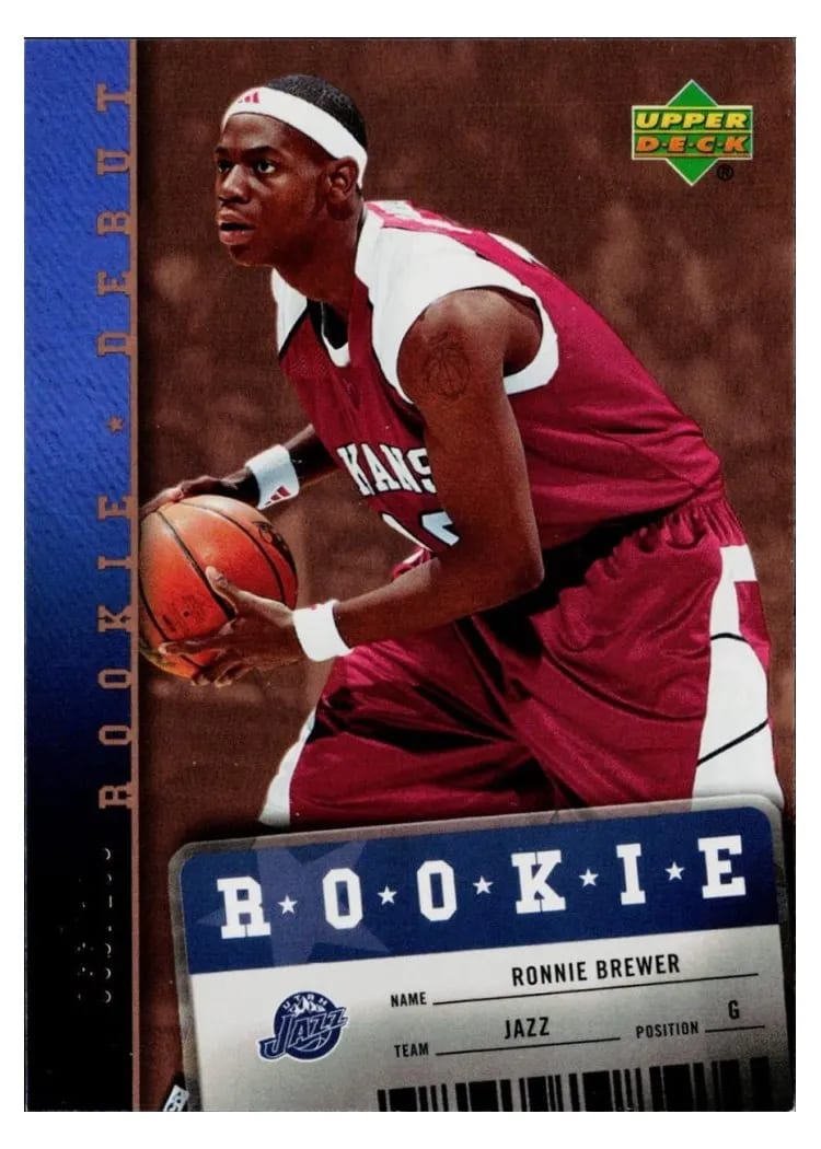 2006 Upper Deck Rookie Debut Ronnie Brewer #111 card