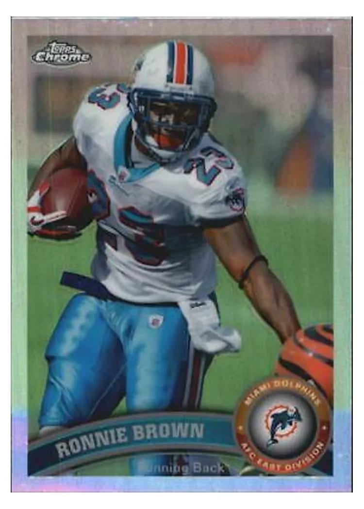 2011 Topps Chrome Ronnie Brown #75 card