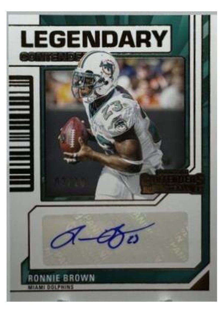 2023 Panini Contenders Legendary Contenders Autographs Ronnie Brown #29 card