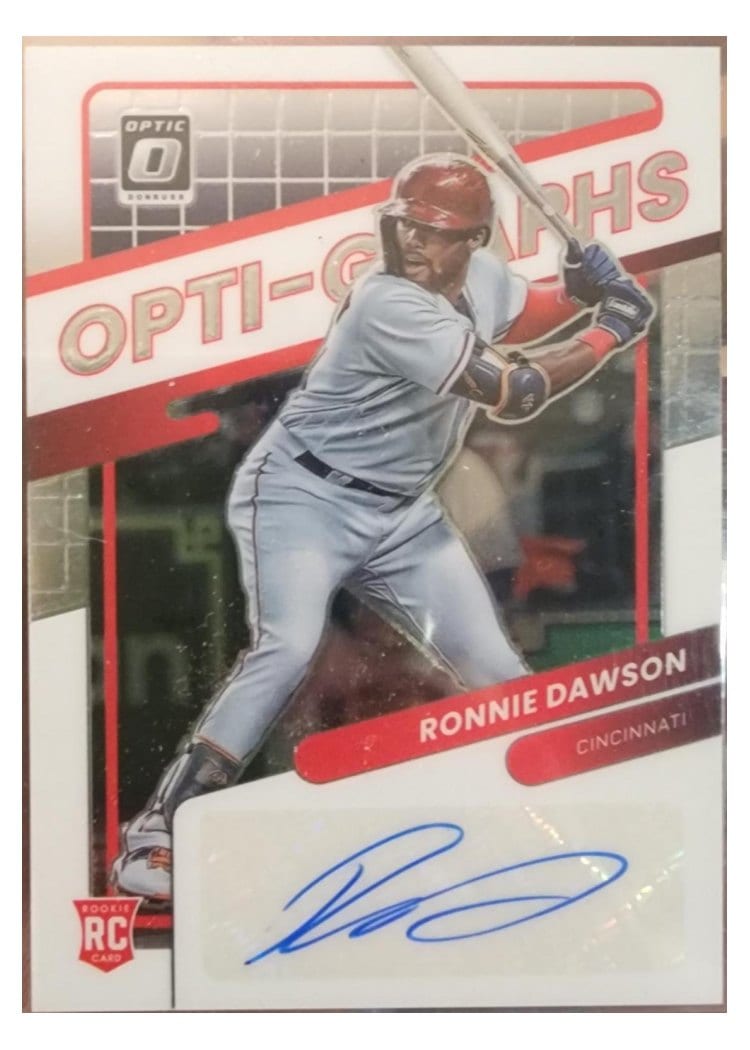2022 Donruss Optic Optigraphs Ronnie Dawson #OG-RD card