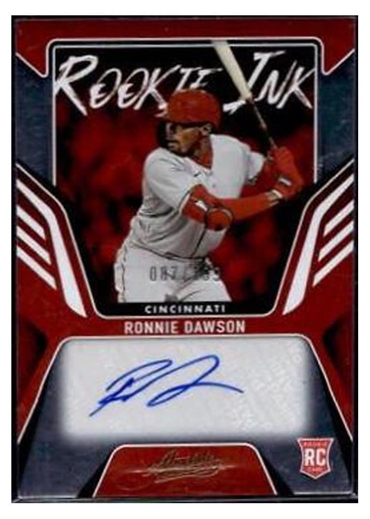 2022 Panini Absolute Rookie Ink Ronnie Dawson #RKI-RD card
