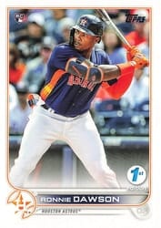 2022 Topps 1st Edition Base Set Ronnie Dawson #231 card