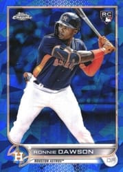 2022 Topps Chrome Sapphire Edition Base Set Ronnie Dawson #231 card