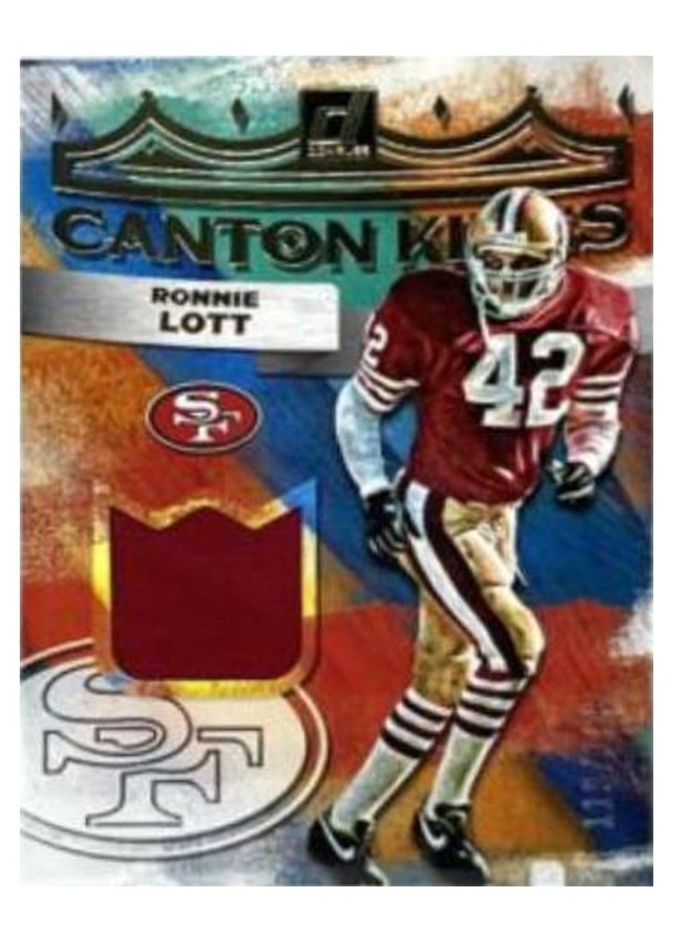 2022 Donruss Canton Kings Ronnie Lott #CK-18 card