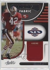 2022 Panini Absolute Championship Fabric Ronnie Lott #CF-12 card