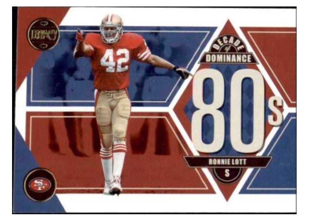 2022 Panini Legacy Decade of Dominance Ronnie Lott #DD-3 card