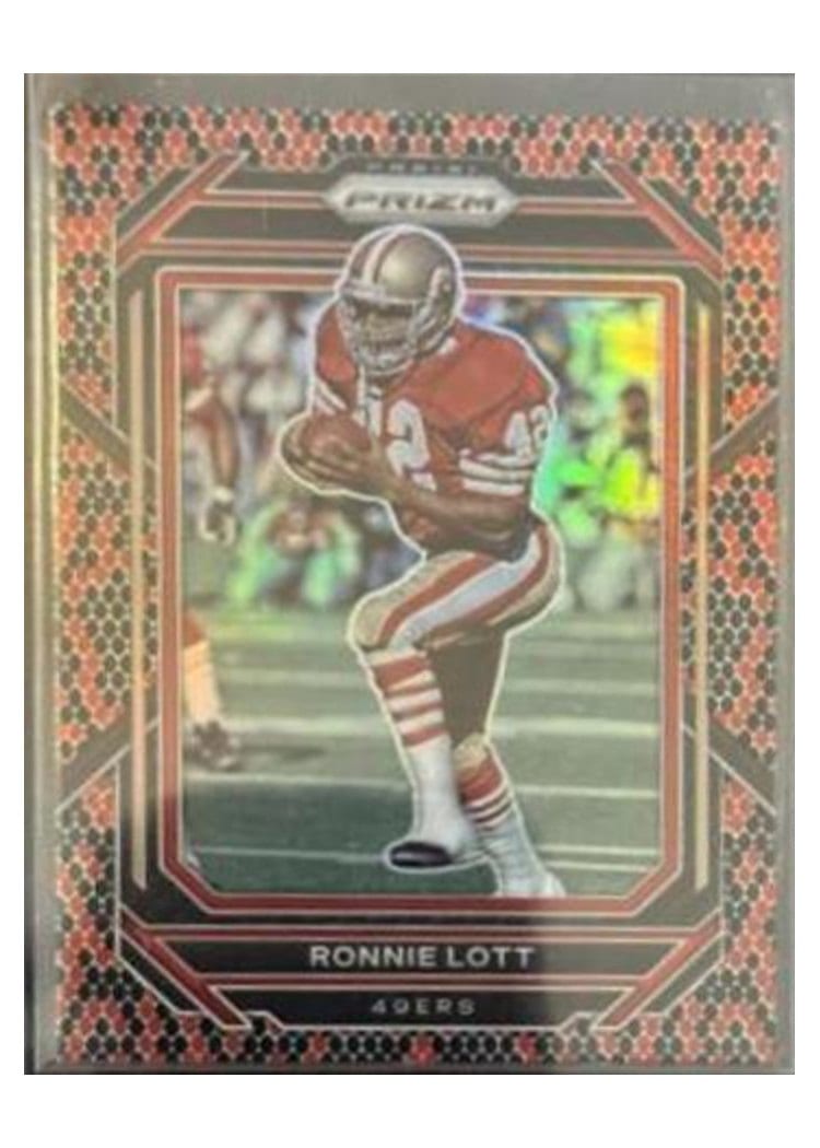 2022 Panini Prizm Base Set Ronnie Lott Snakeskin #272 card