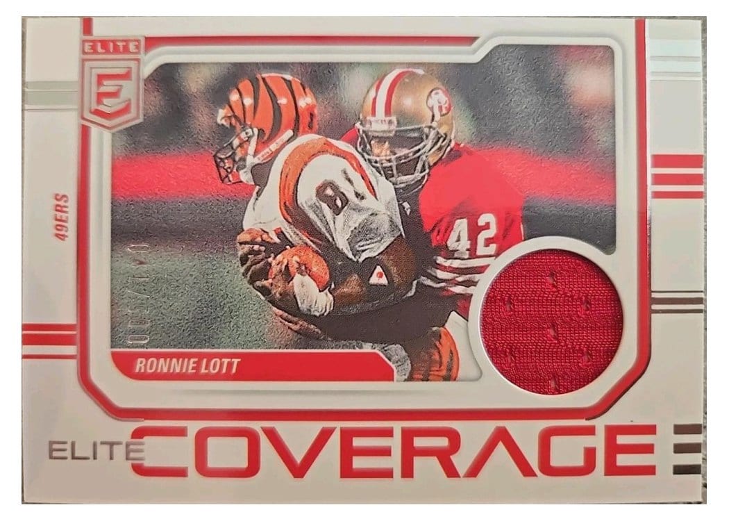 2024 Donruss Elite Elite Coverage Ronnie Lott #ECO-RLO card