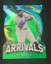 2024 Finest Arrivals Ronny Mauricio #A-7 card