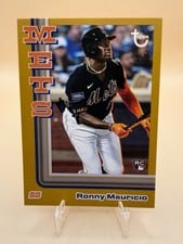 2024 Topps Brooklyn Collection Base Set Ronny Mauricio #35 card