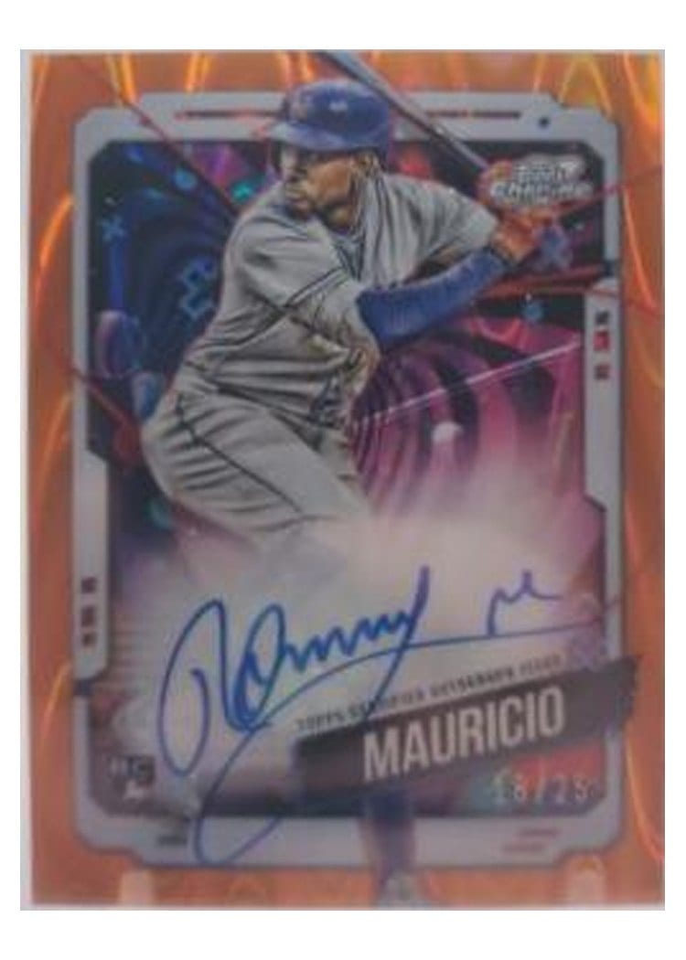 2024 Topps Cosmic Chrome Autographs Ronny Mauricio #CCA-RM card