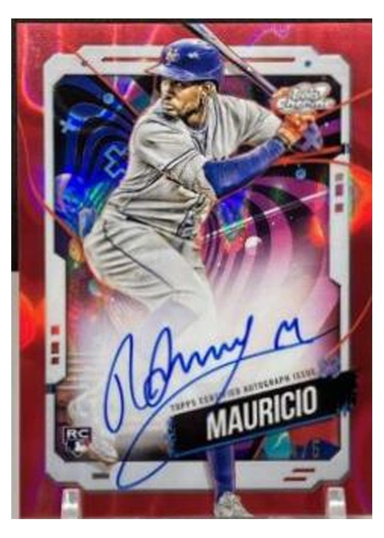 2024 Topps Cosmic Chrome Autographs Ronny Mauricio #CCA-RM card