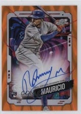 2024 Topps Cosmic Chrome Autographs Ronny Mauricio #CCA-RM card