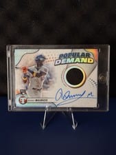 2024 Topps Pristine Popular Demand Autograph Relics Ronny Mauricio #DPAR-RM card