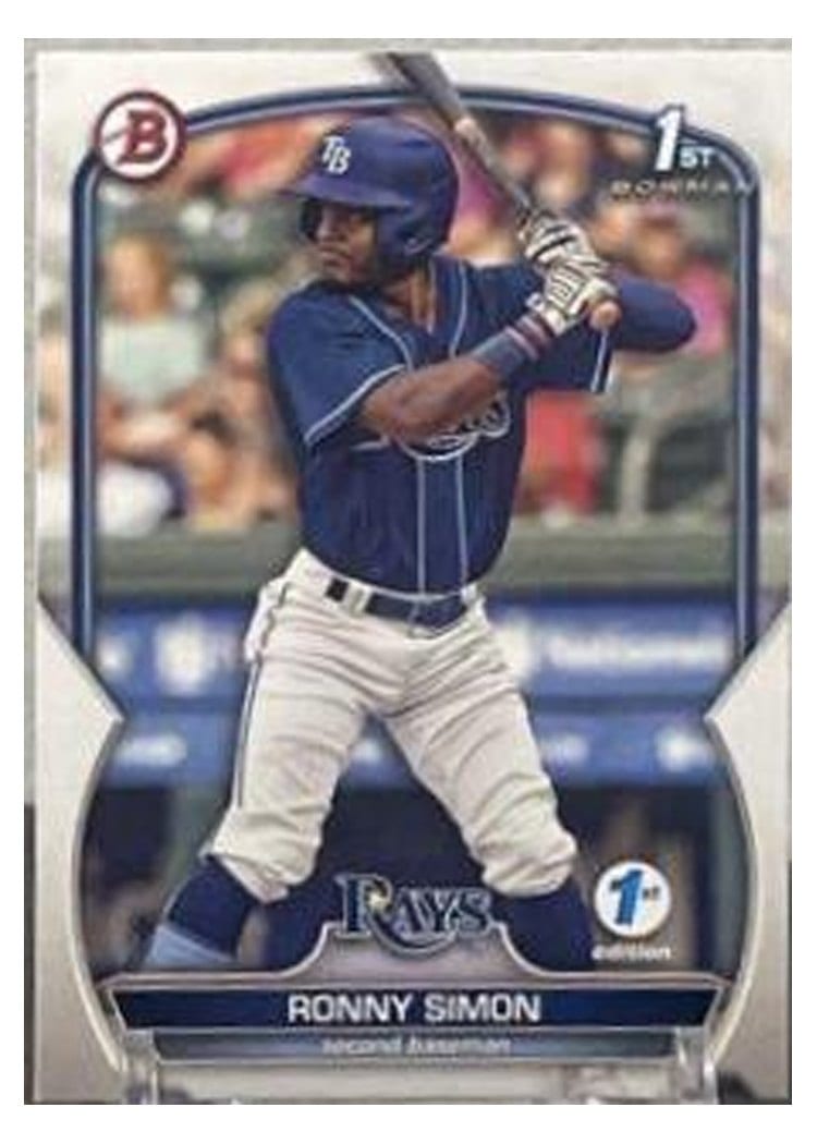 2023 Bowman 1st Edition Base Set Ronny Simon #BPPF-112 card