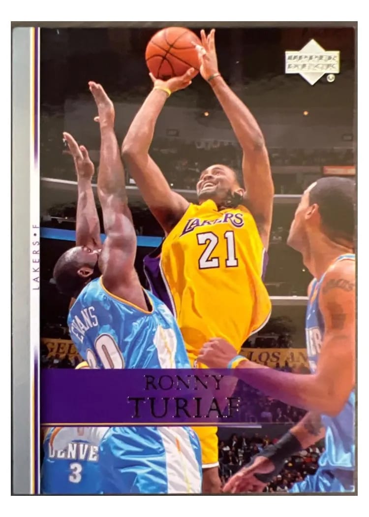 2007 Upper Deck Ronny Turiaf #45 card