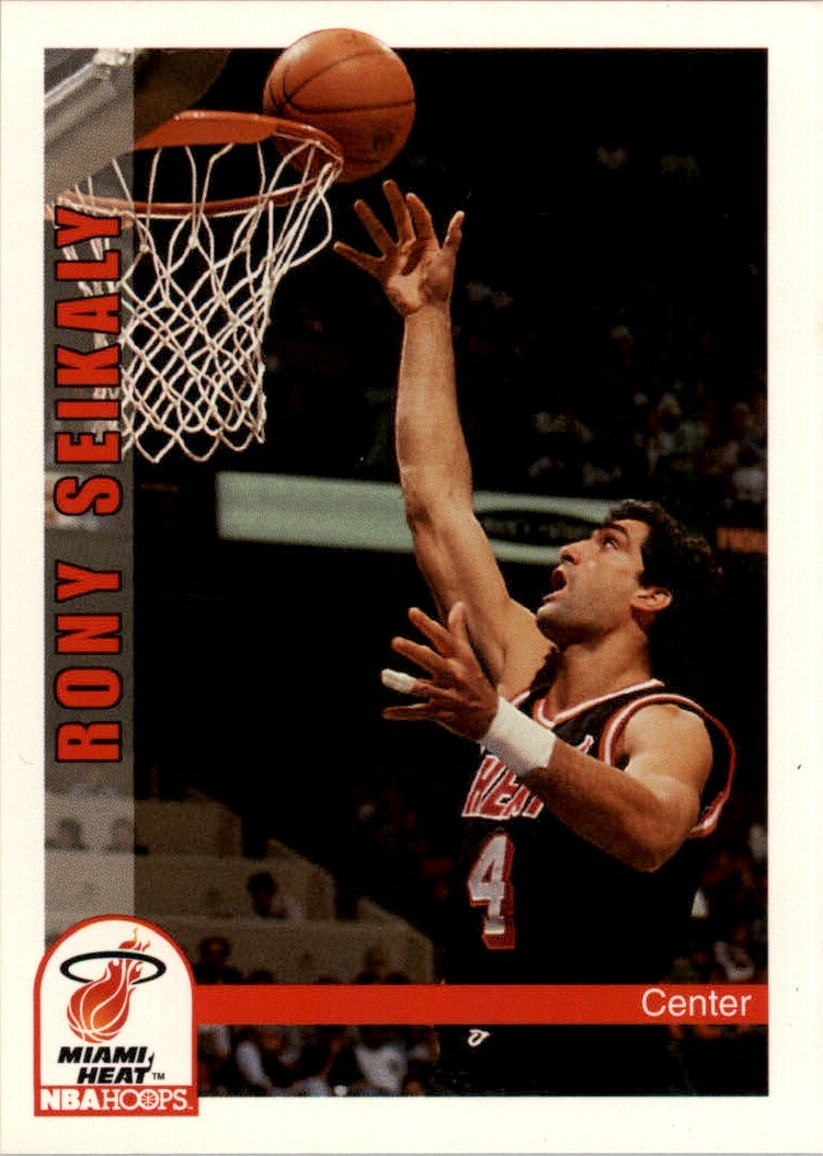 1992-93 Hoops Base Set Rony Seikaly #122 card