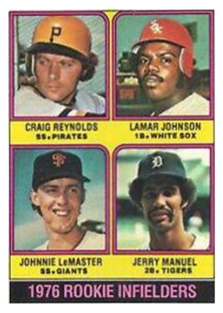 1976 Topps Rookie Infielders #596 card