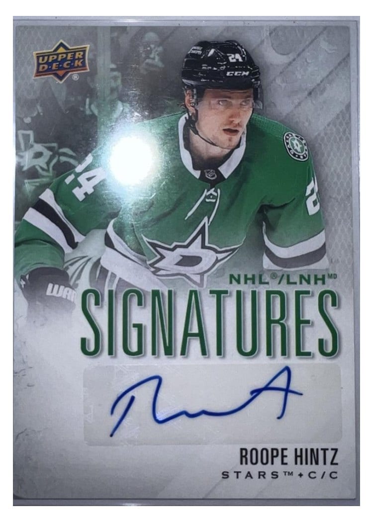 2024-25 Tim Hortons Collectors Series NHL Signatures Roope Hintz #S-RH card