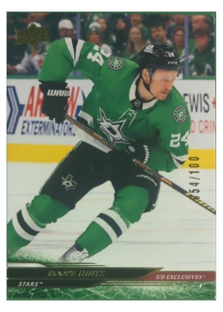 2024-25 Upper Deck Base Set Roope Hintz #543 card