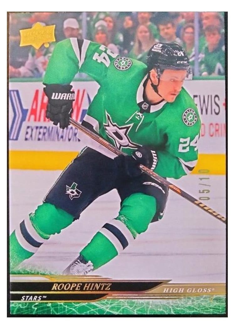 2024-25 Upper Deck Base Set Roope Hintz #543 card