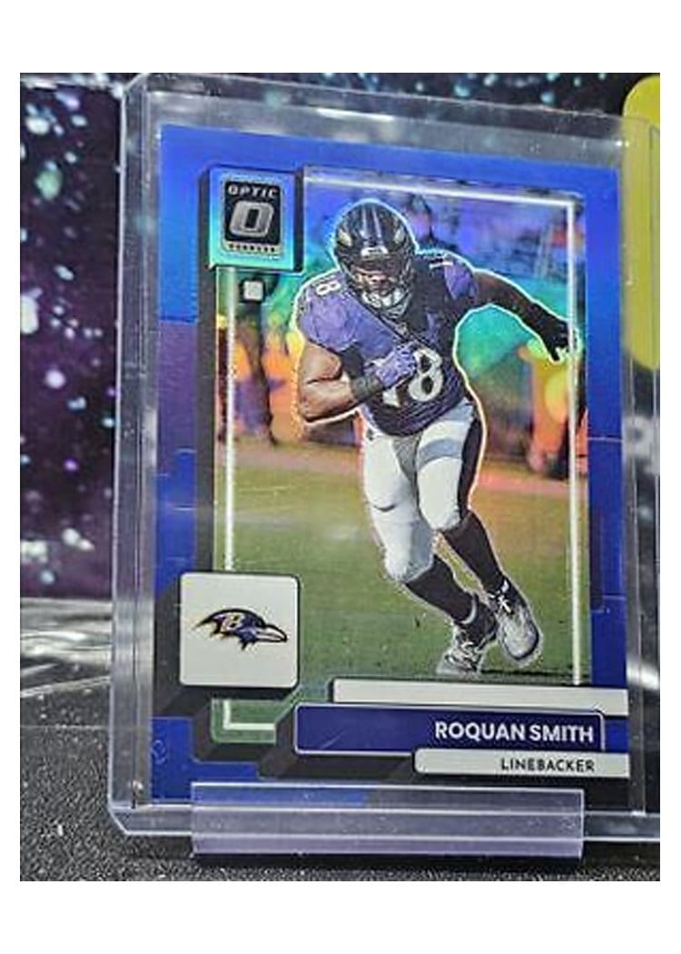 2022 Donruss Optic Base Set Roquan Smith Blue #68 card