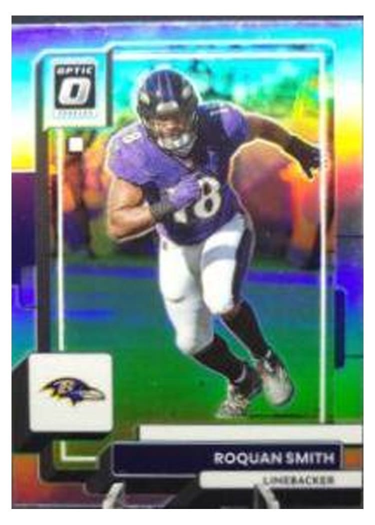 2022 Donruss Optic Base Set Roquan Smith #68 card