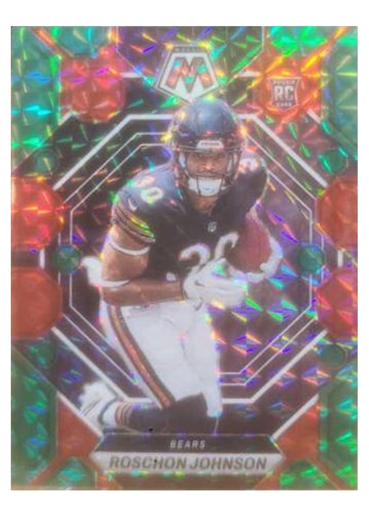 2023 Panini Mosaic Base Set Roschon Johnson Choice Red Green #359 card
