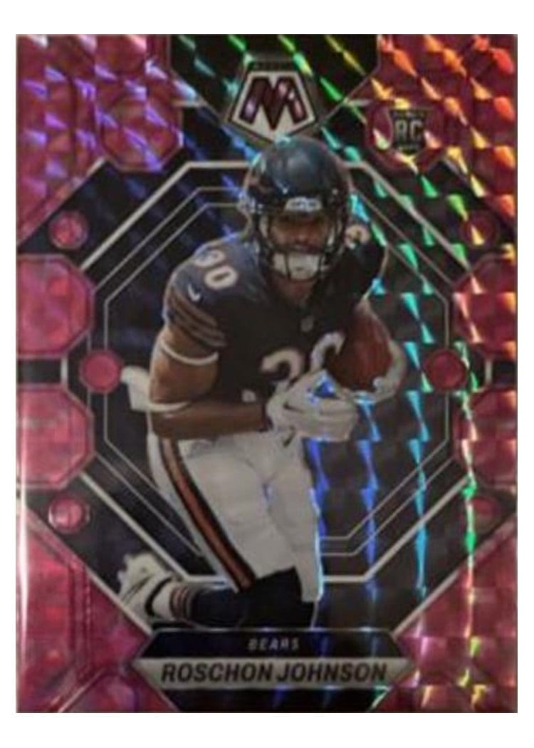 2023 Panini Mosaic Base Set Roschon Johnson Pink Fluorescent #359 card