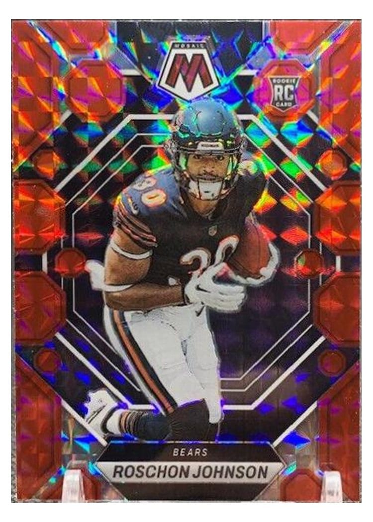2023 Panini Mosaic Base Set Roschon Johnson Red #359 card