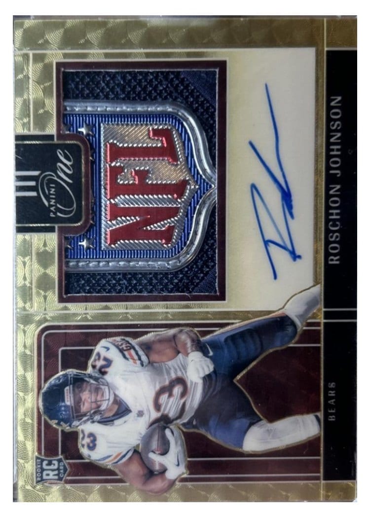 2023 Panini One Precision Rookie Patch Autographs Roschon Johnson #319 card