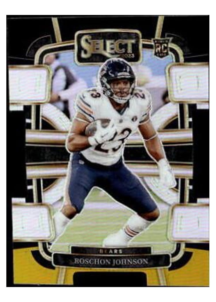 2023 Panini Select Base Set Roschon Johnson #19 card