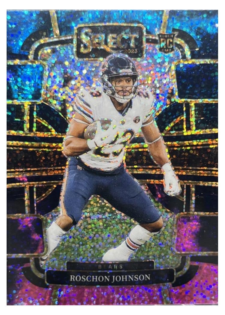 2023 Panini Select Base Set Roschon Johnson #19 card
