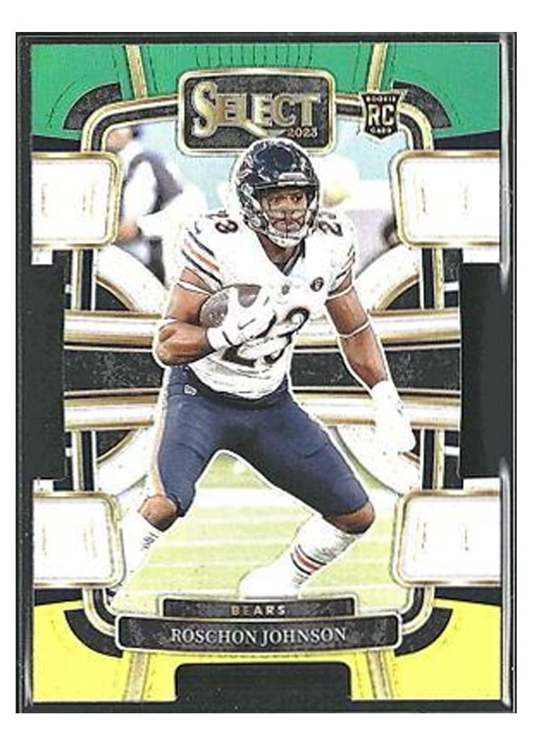 2023 Panini Select Base Set Roschon Johnson #19 card